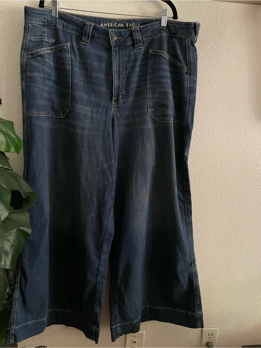 American Eagle Outfitters Women’s Dark Blue Bootcut Jeans